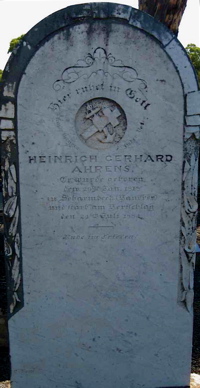 headstone HG
              Ahrens